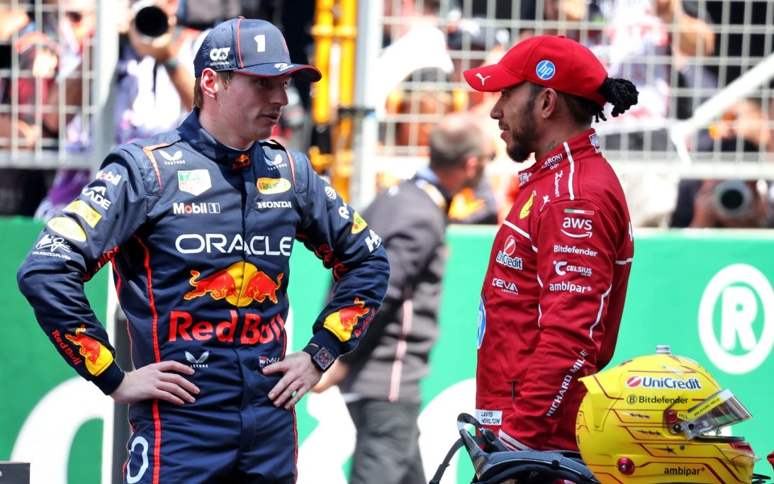 JUST IN: Max Verstappen officially confirms age is destroying Lewis Hamilton’s speed at Ferrari